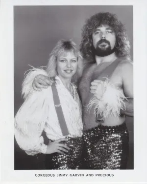 1980's AWA Gorgeous Jimmy Garvin Precious Promo Photo