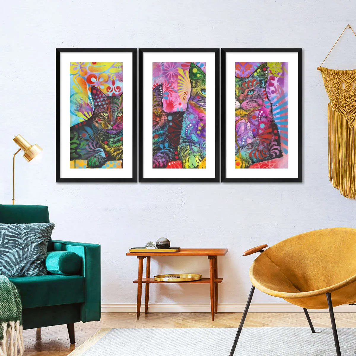 2 Cats Wall Art