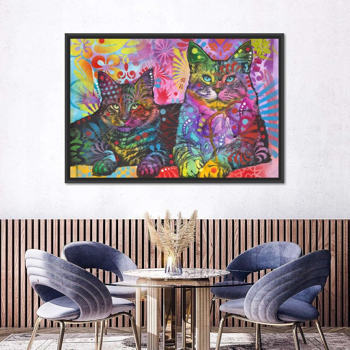 2 Cats Wall Art