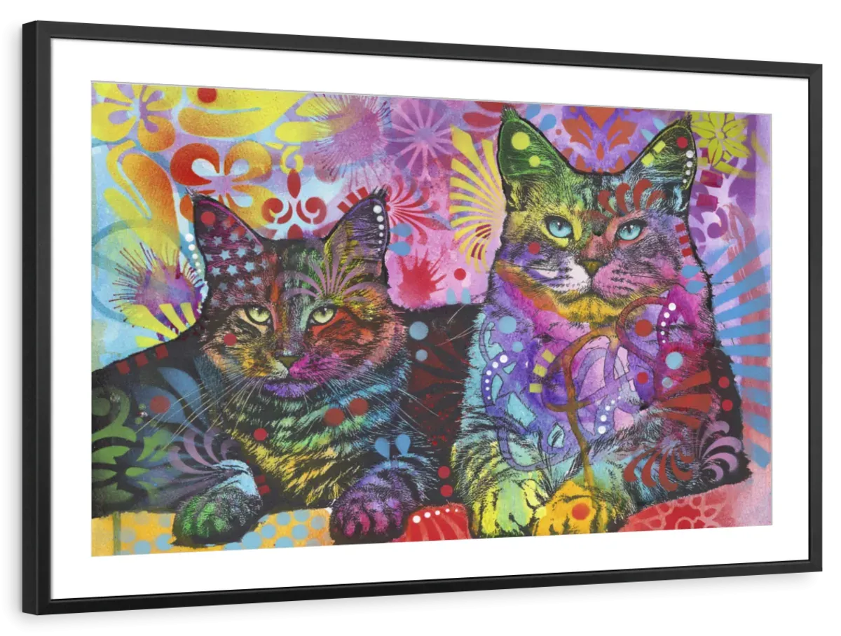 2 Cats Wall Art