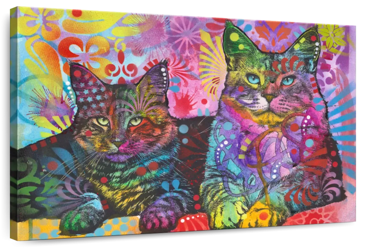 2 Cats Wall Art