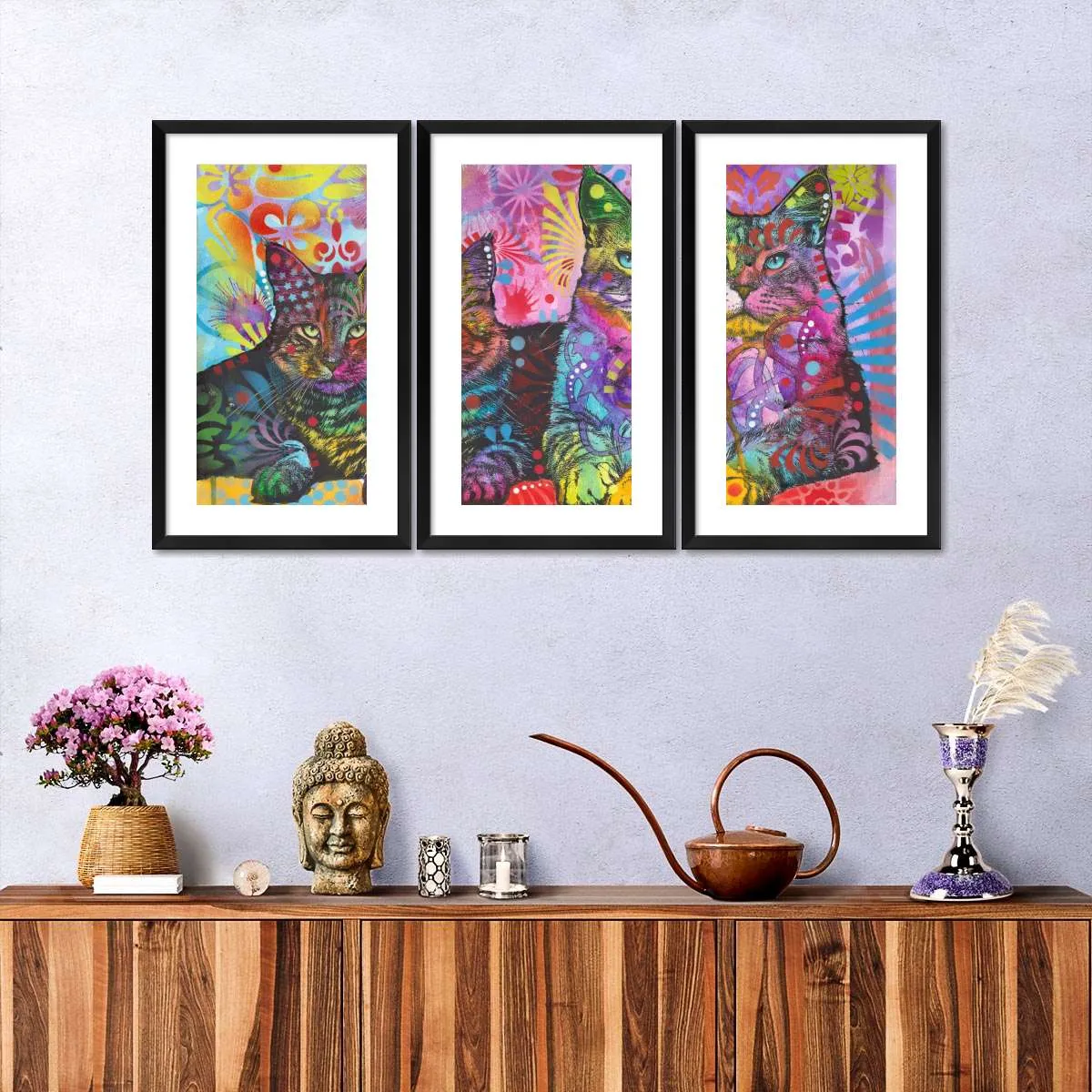 2 Cats Wall Art