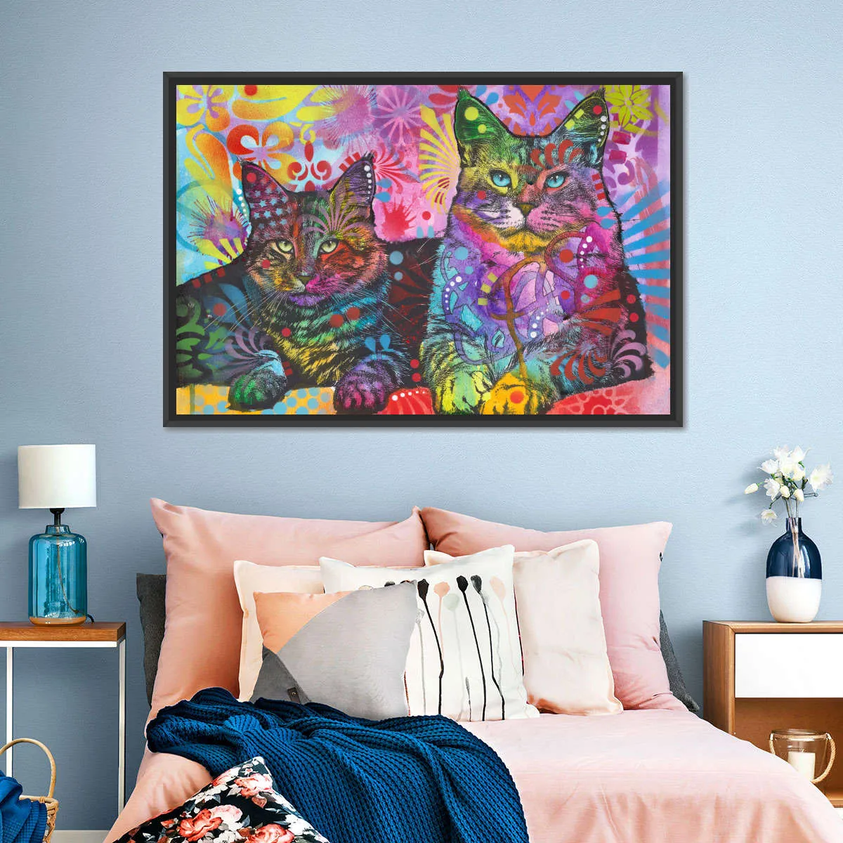 2 Cats Wall Art