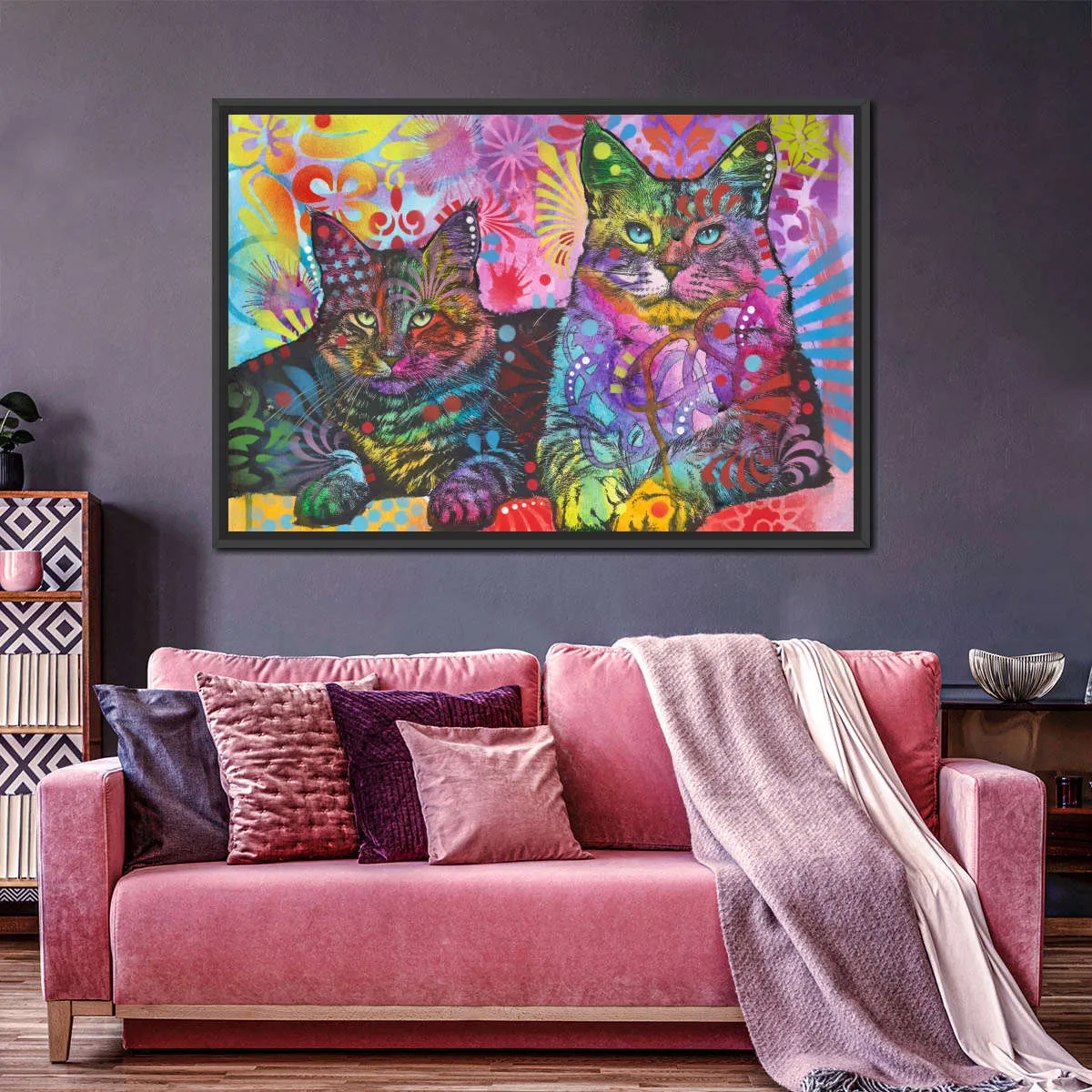 2 Cats Wall Art