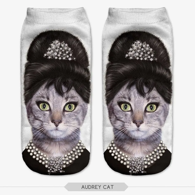 3D Polyester Women Socks