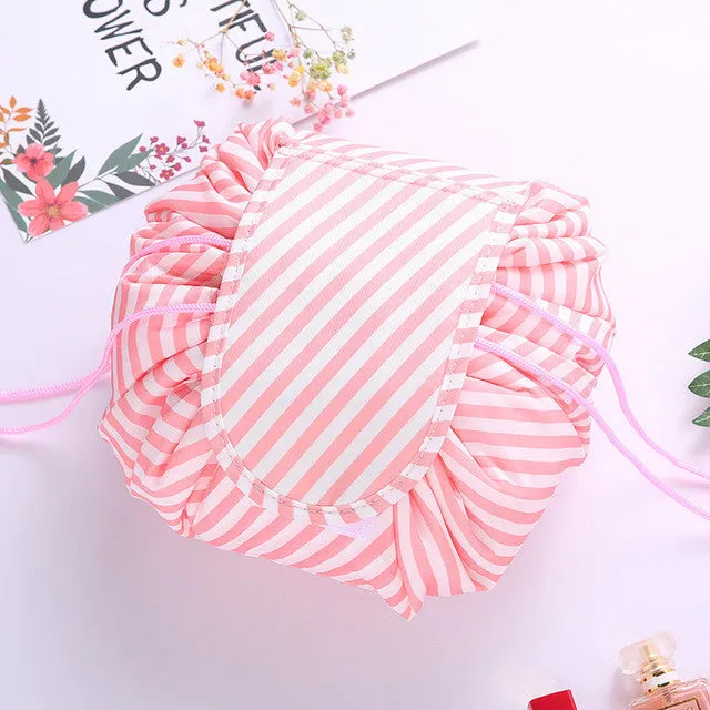 3pcs Makeup Cosmetic Drawstring Bag Organizer