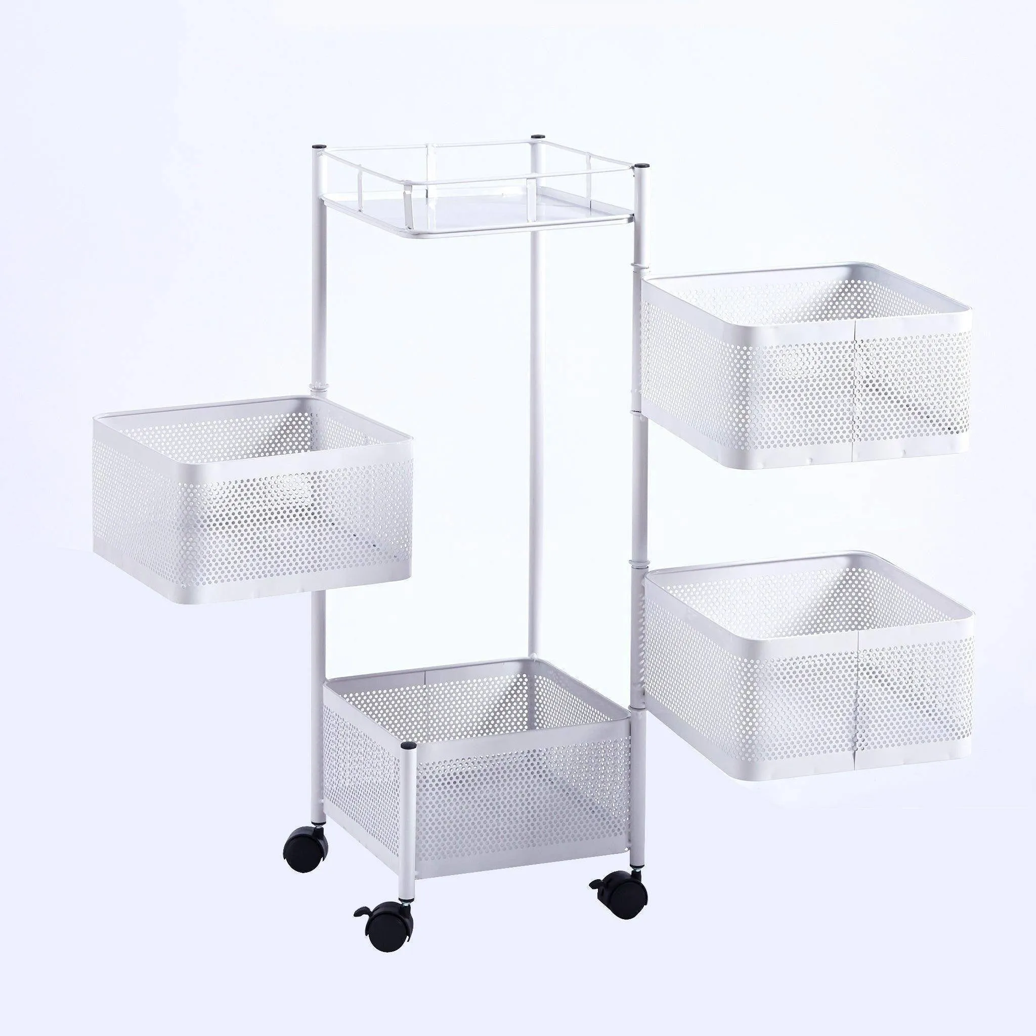 4 Tier Cubic Storage Cart - SF-106