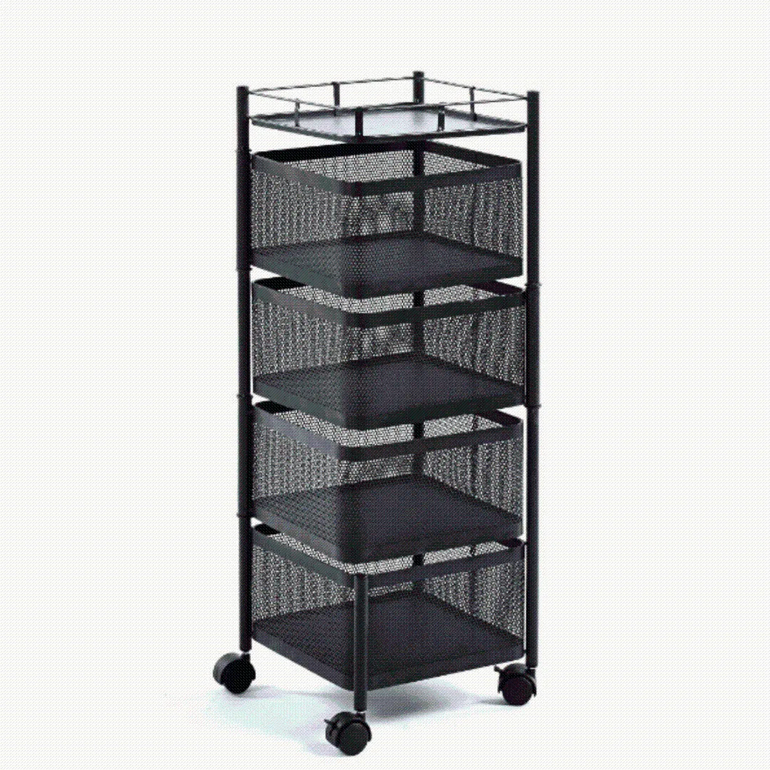 4 Tier Cubic Storage Cart - SF-106