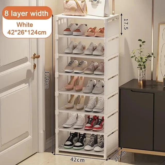 5 to 7-Layer Space-Saving Shoe Cabinet Shoe Organizer