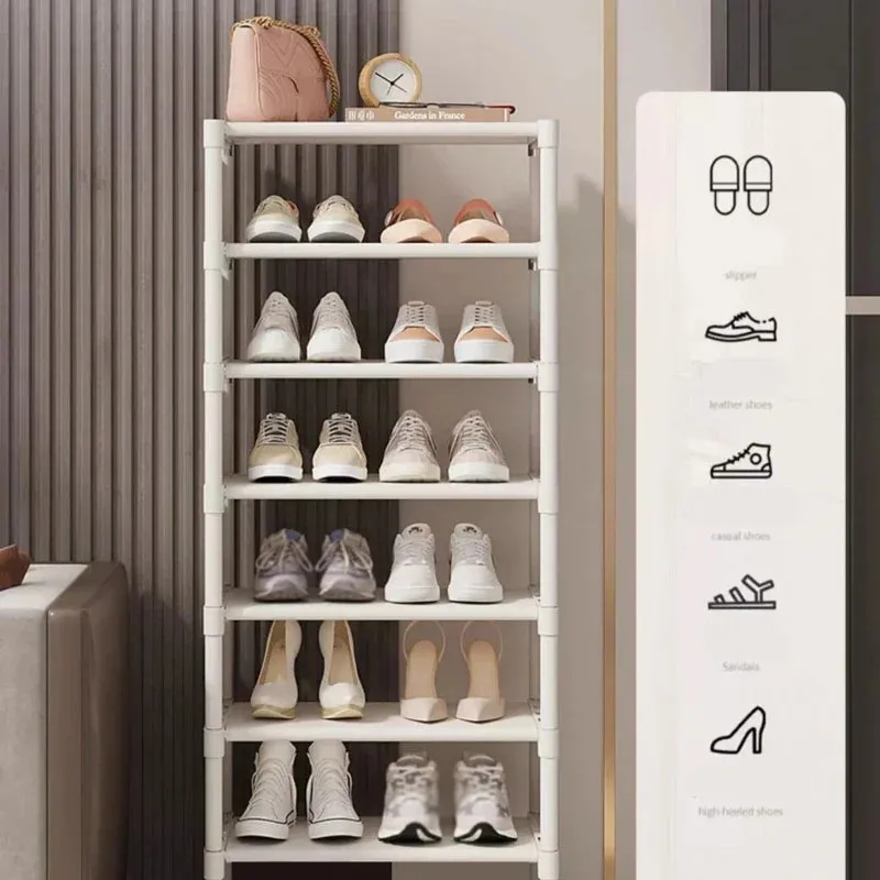 5 to 7-Layer Space-Saving Shoe Cabinet Shoe Organizer