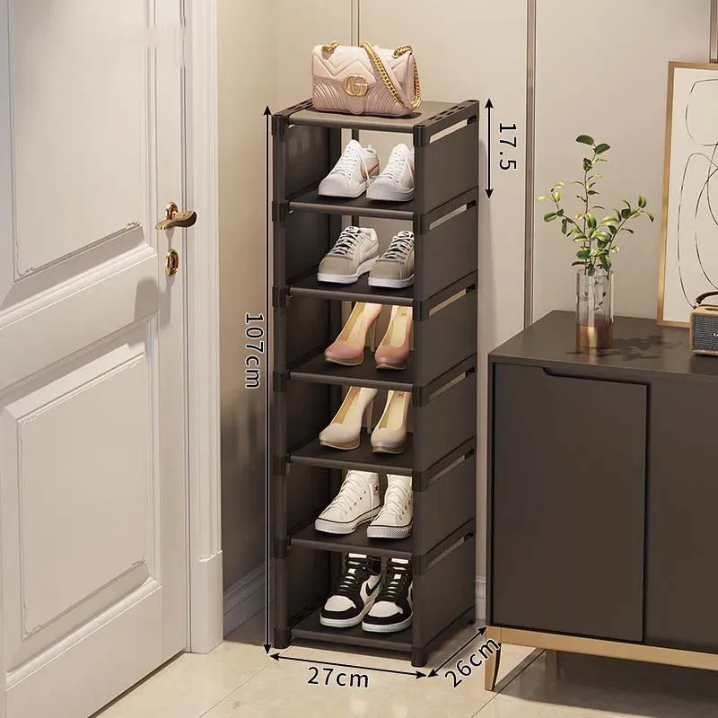 5 to 7-Layer Space-Saving Shoe Cabinet Shoe Organizer