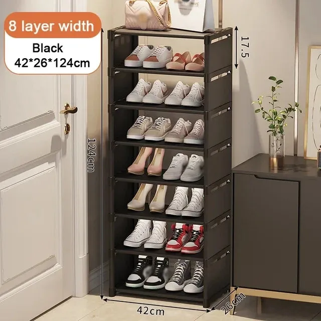 5 to 7-Layer Space-Saving Shoe Cabinet Shoe Organizer