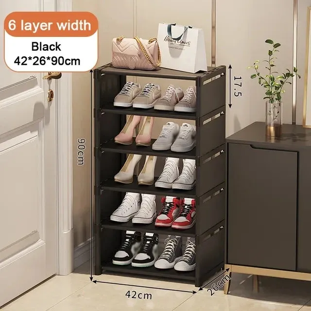 5 to 7-Layer Space-Saving Shoe Cabinet Shoe Organizer