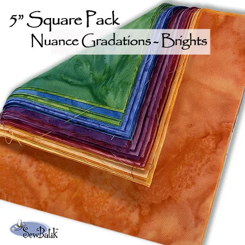 5" Square Pack - Nuance Gradations - Bright