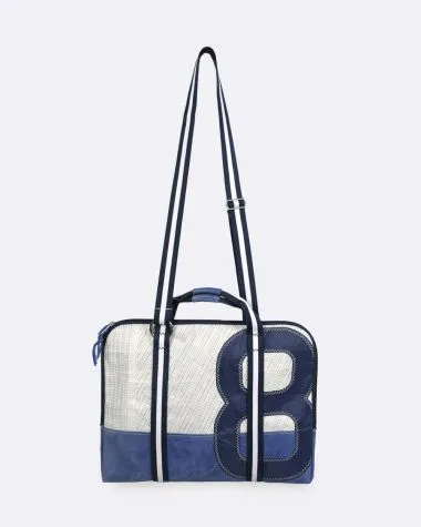 727 Briefcase Blue leather