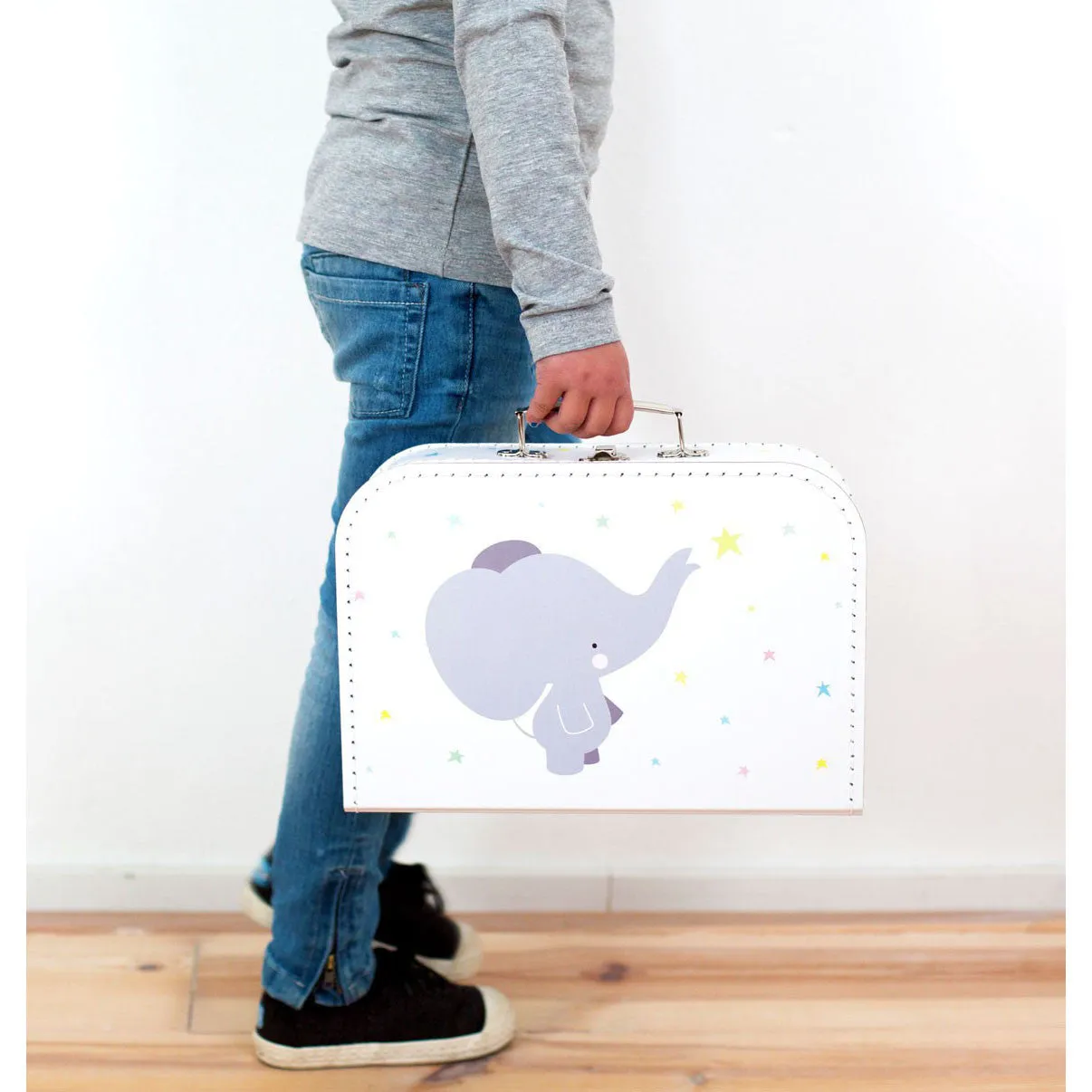 A Little Lovely Company Suitcase Elephant