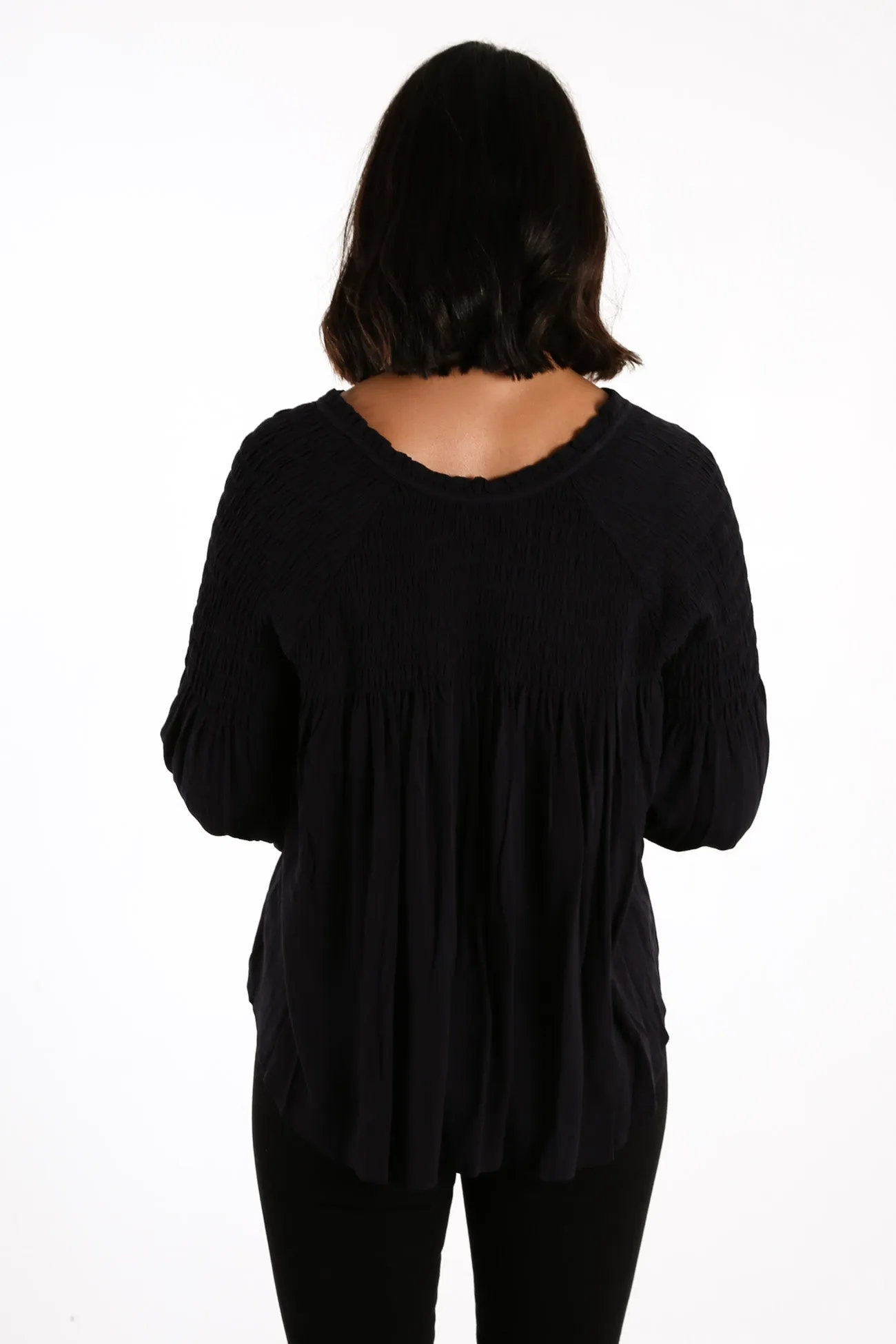 Ada Long Sleeve Top Black