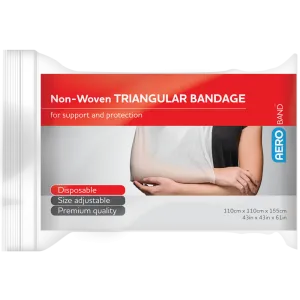 AEROBAND Non-Woven Triangular Bandage 110 x 110 x 155cm Bag/10