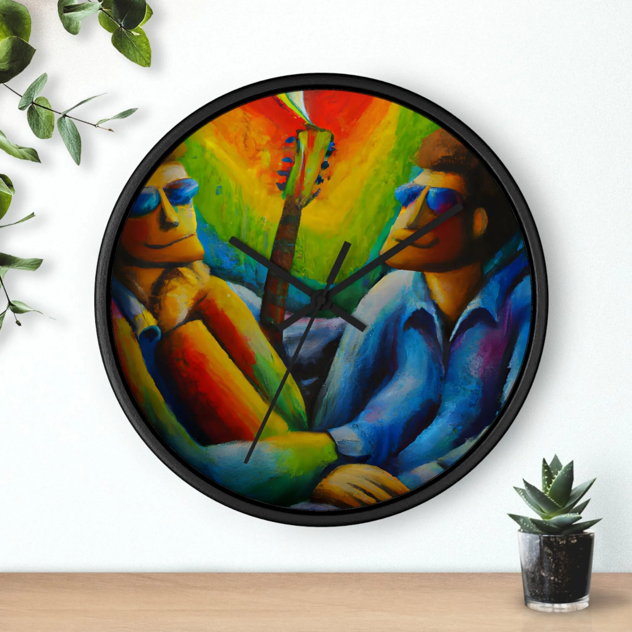 AlecX - Gay Love Wall Clock