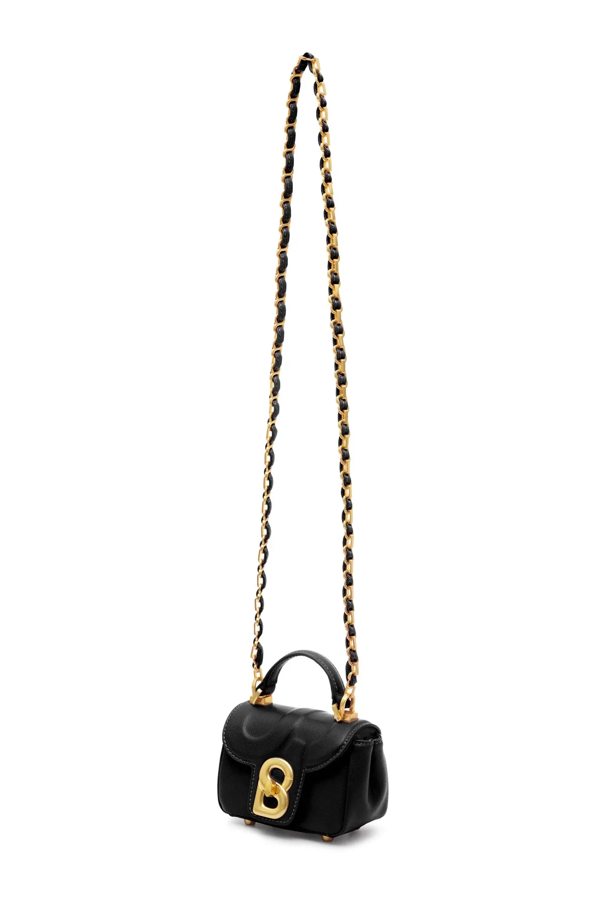 Alma Leather Micro Bag - Black