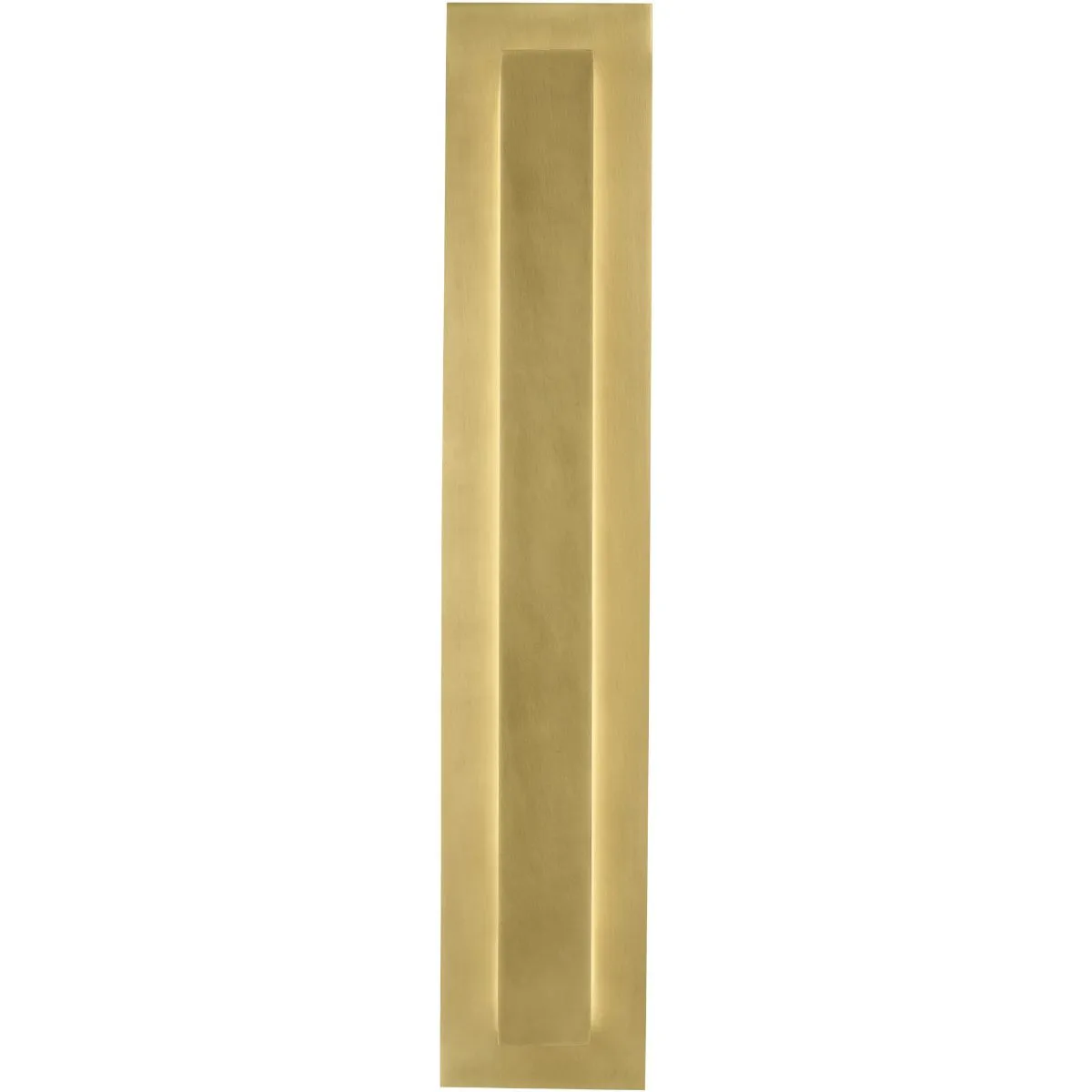 Aspen 26 In. LED Outdoor Wall Sconce Natural Brass Finish