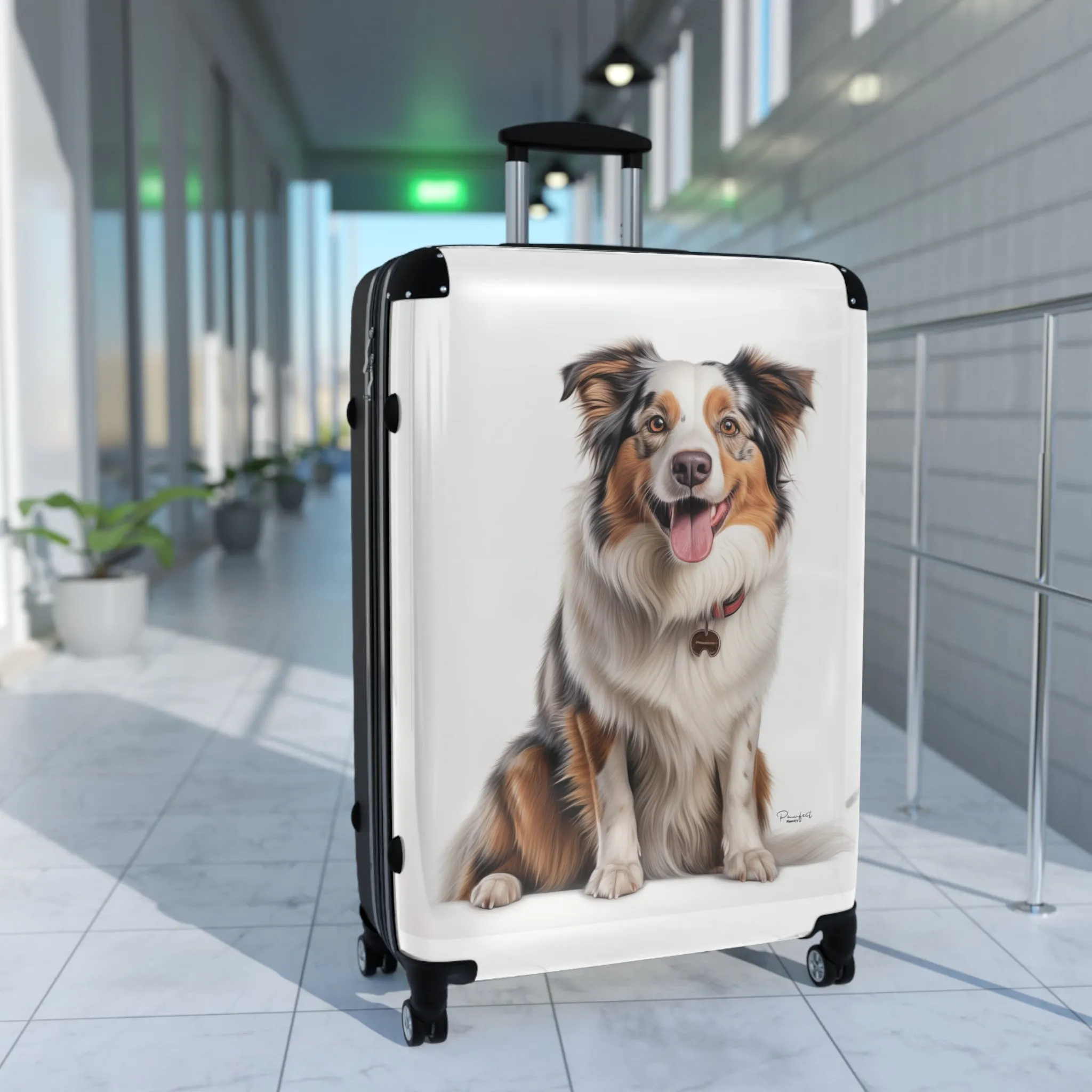 Australian Shepherd Suitcase