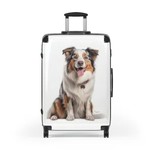 Australian Shepherd Suitcase