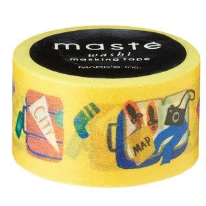 Baggage Suitcase Washi Tape