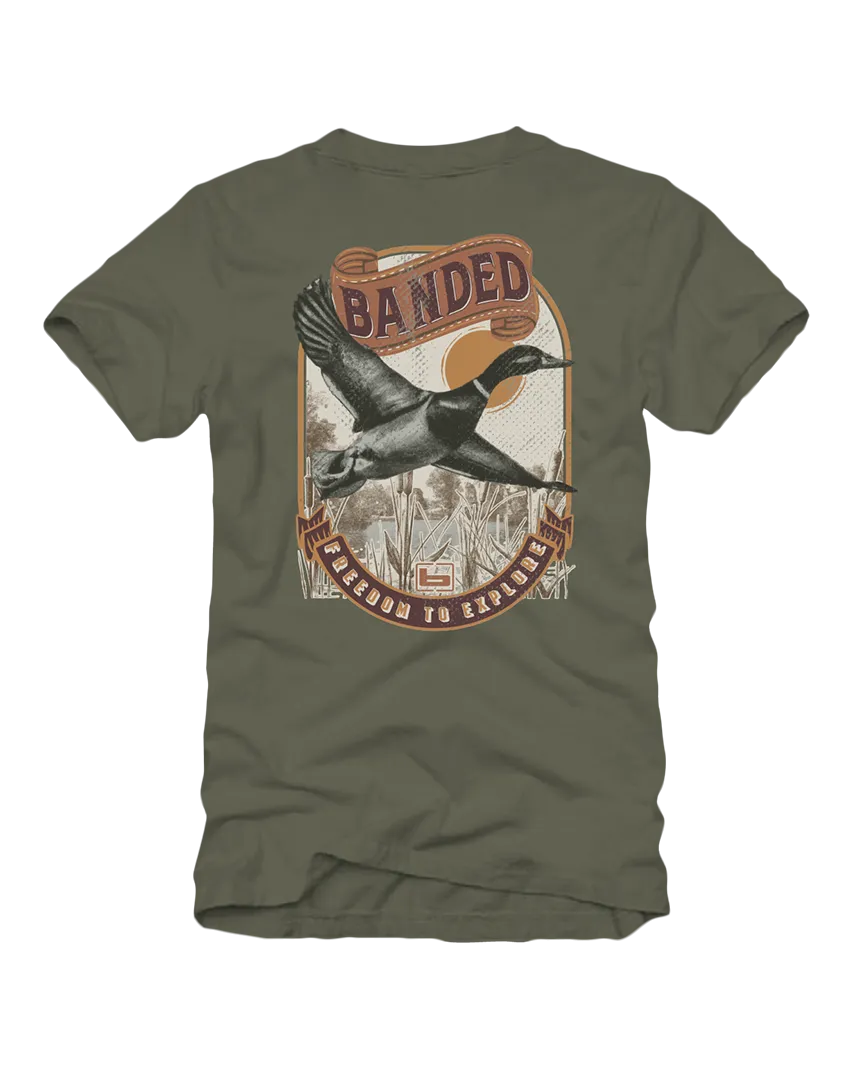 Banded Freedom To Explore Short Sleeve Tee