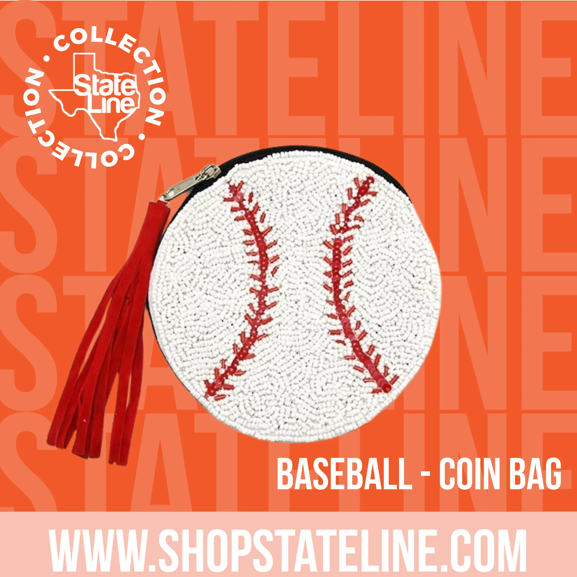 Baseball Coin Bag