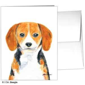 Beagle, Greeting Card (8113A)