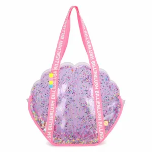 BILLIEBLUSH -  Clear Sequin Shell Bag - Multi