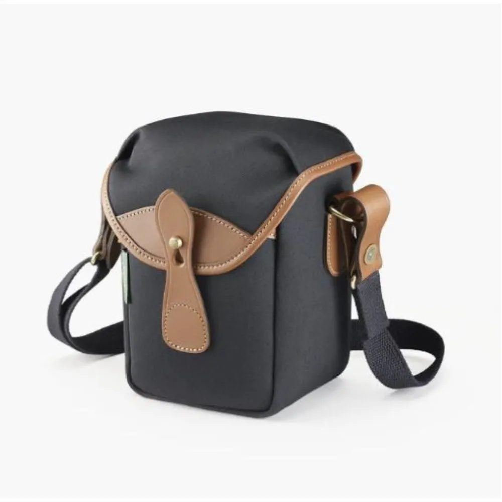 Billingham 72 Small Camera Bag | Black Canvas/Tan Leather