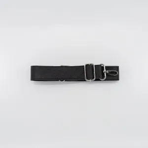 Black Leather Detachable Strap