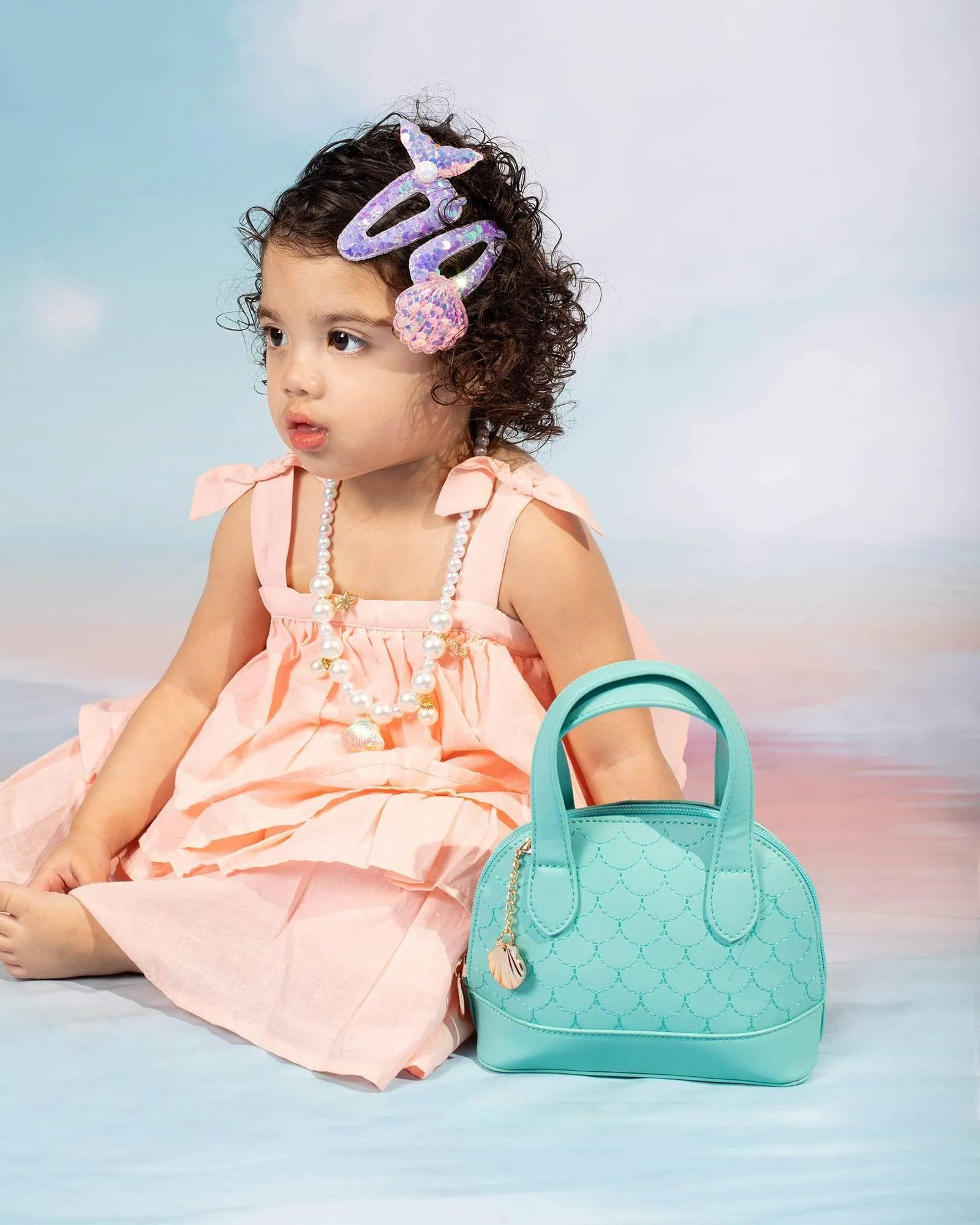 Blue Kids Monica Shell Bag