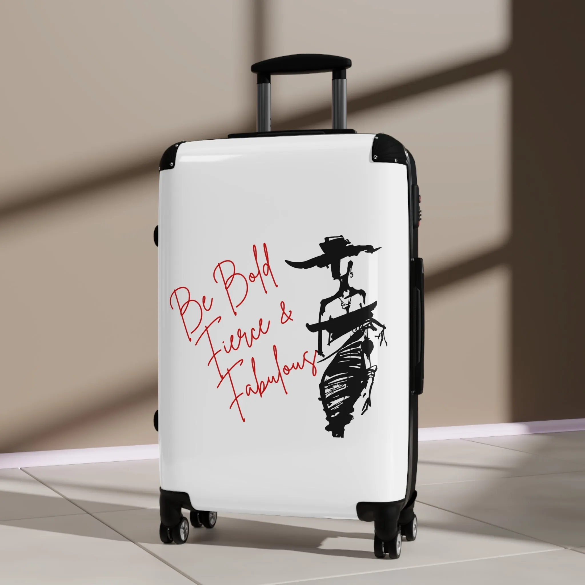 Bold Fierce & Fabulous Suitcase