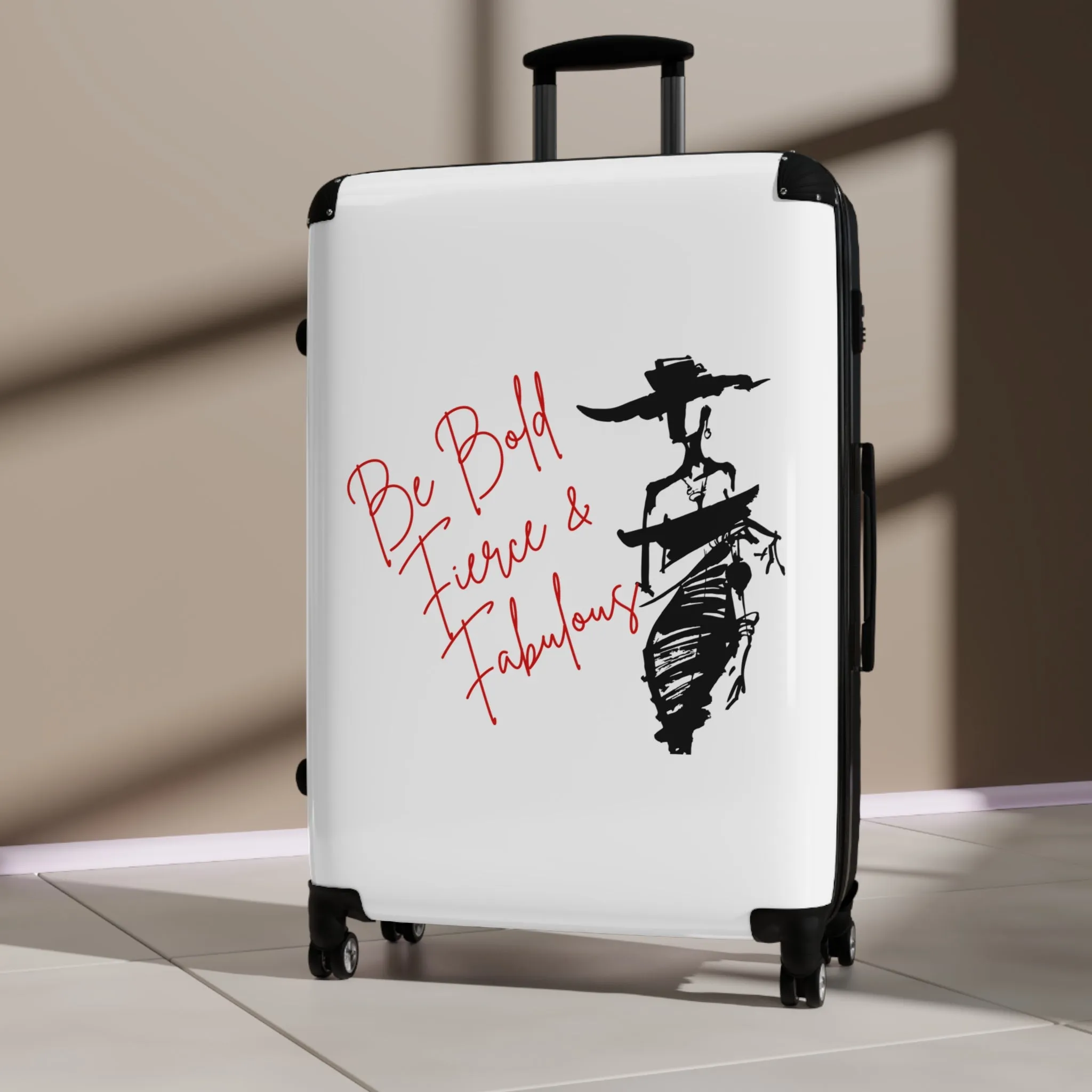 Bold Fierce & Fabulous Suitcase