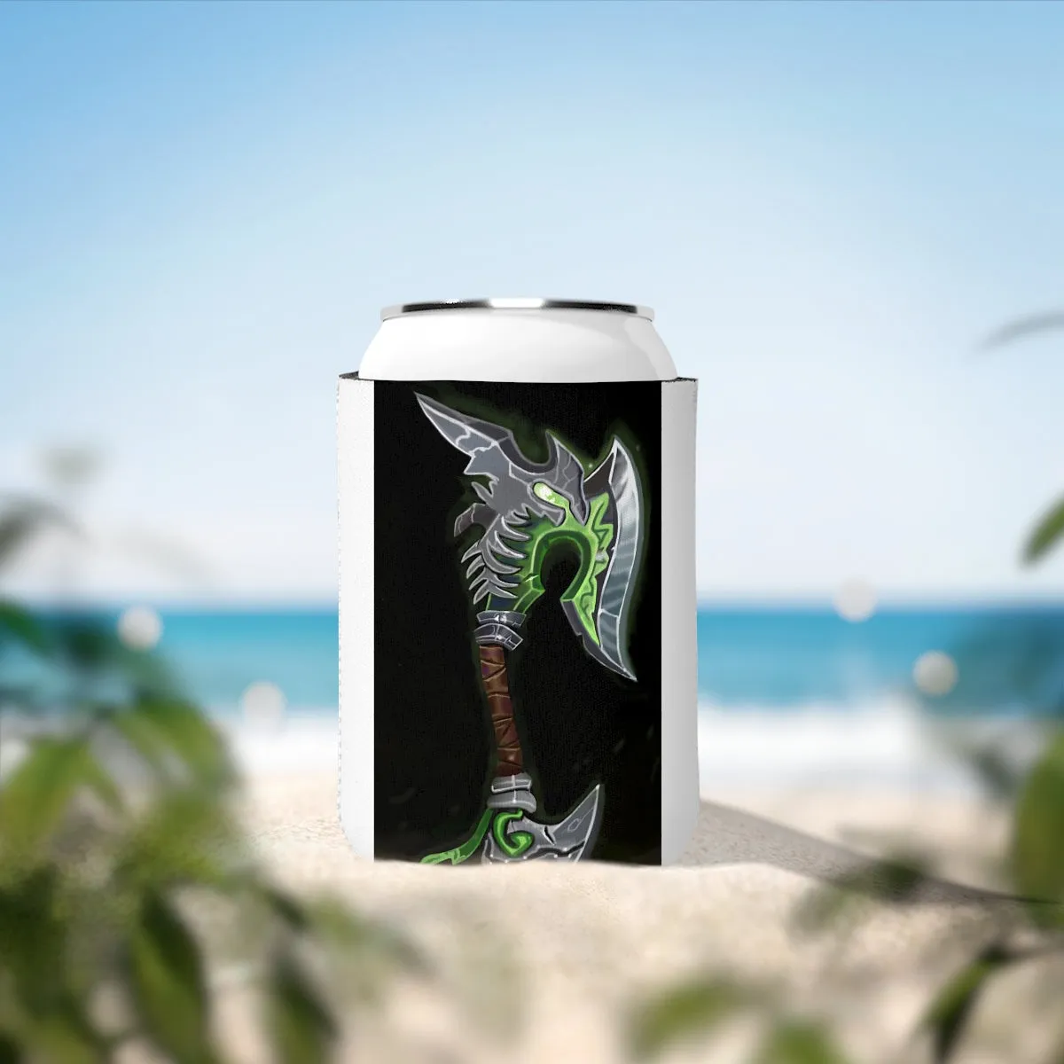 Bone Crusher Scythe Can Cooler Sleeve