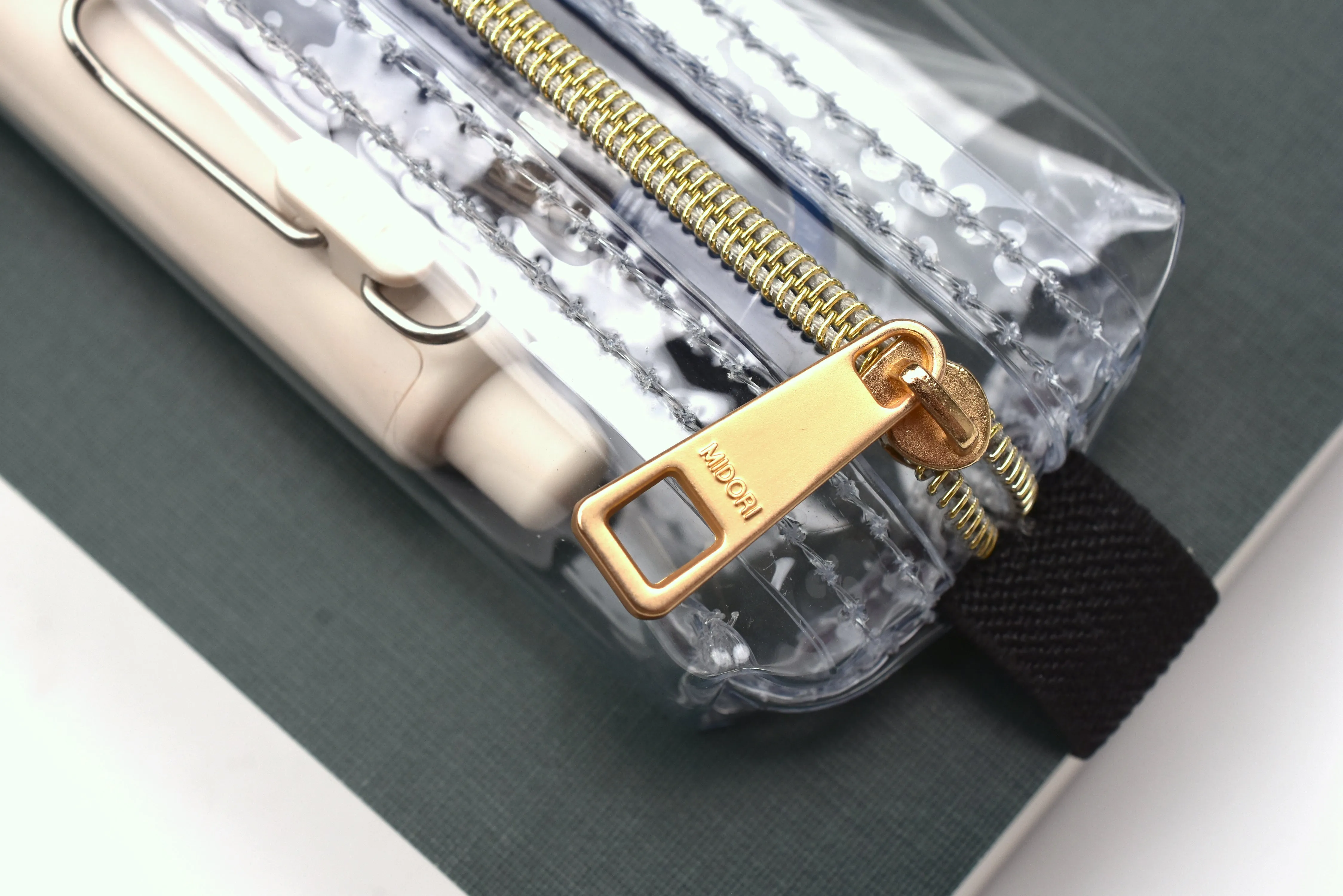 Book Band Pen Case - Clear