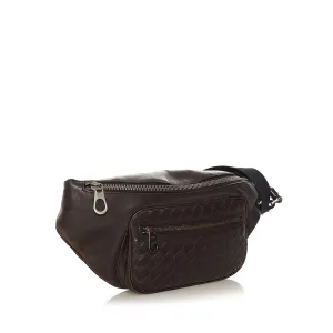 Bottega Veneta Intrecciato Leather Belt Bag (SHG-34301)