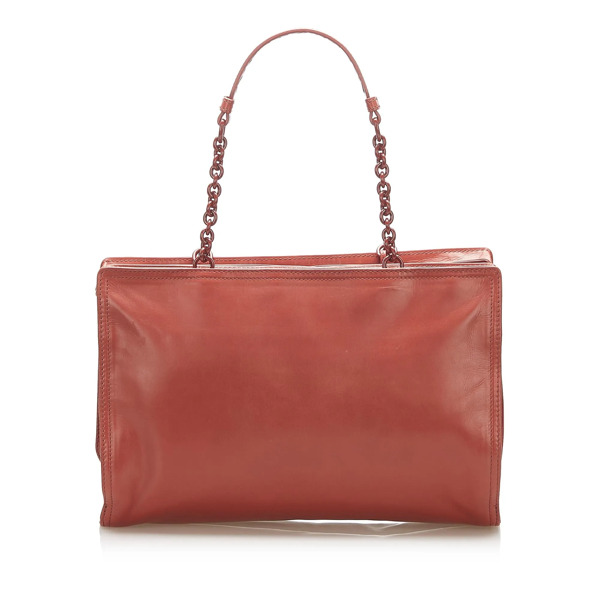 Bottega Veneta Leather Shoulder Bag (SHG-22372)