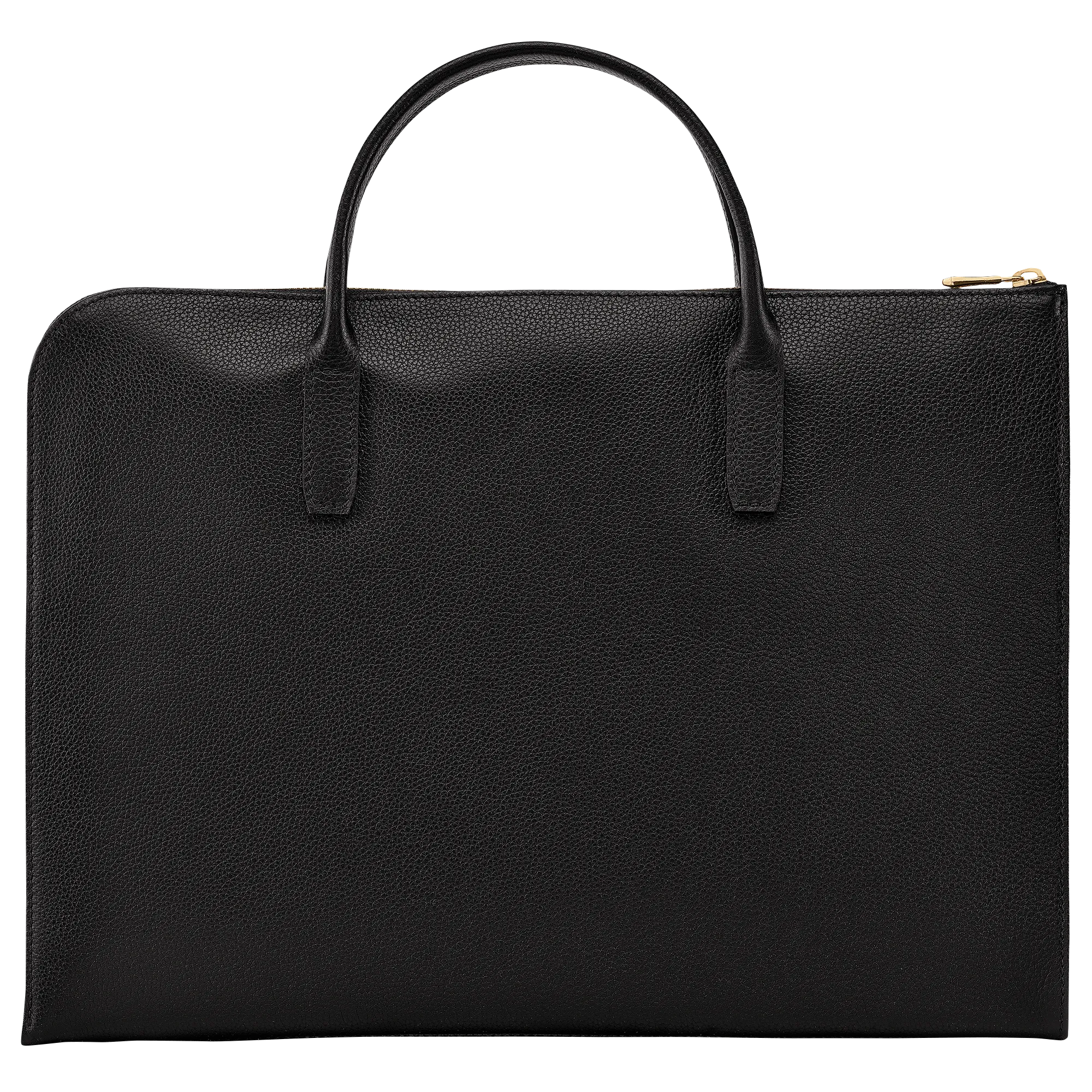 BRIEFCASE S LE FOULONNÉ Black Leather