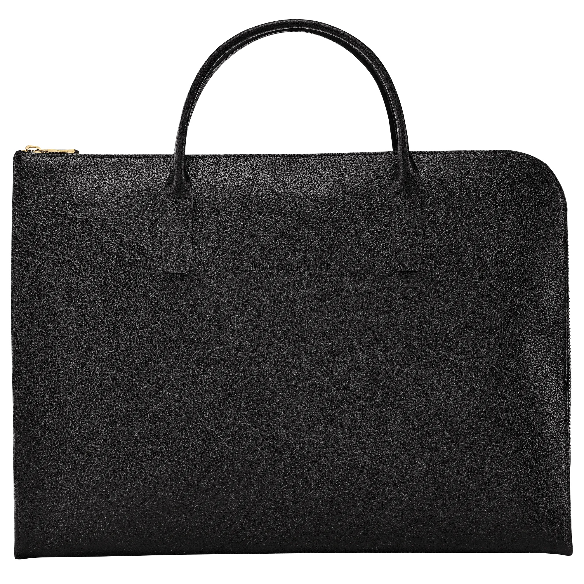 BRIEFCASE S LE FOULONNÉ Black Leather