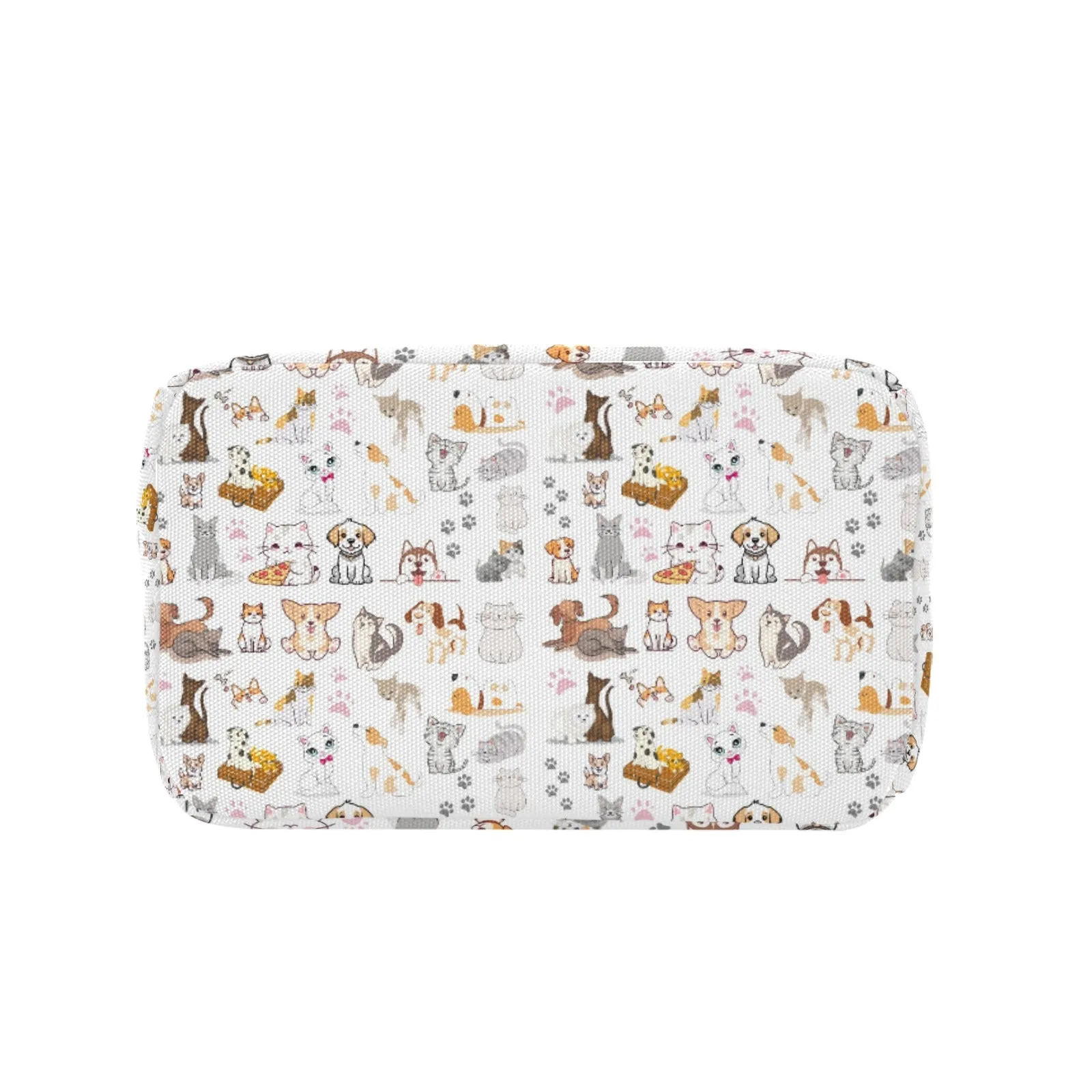 Cats & Dogs Insulated Zipper Lunch Bag