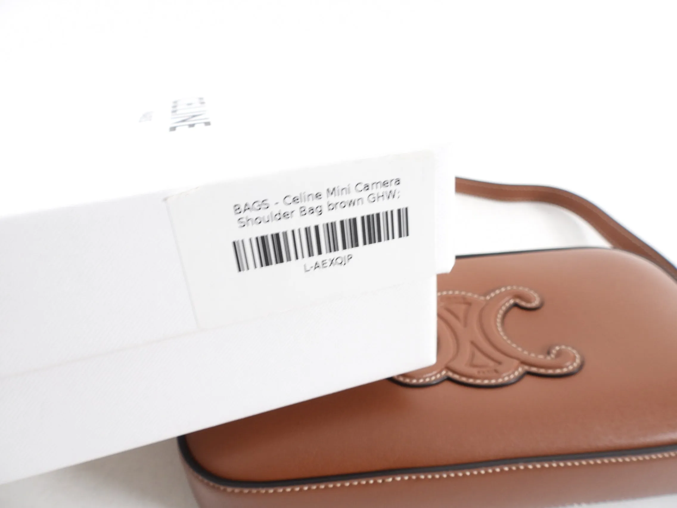 Celine Brown Mini Camera Triomphe Shoulder Bag