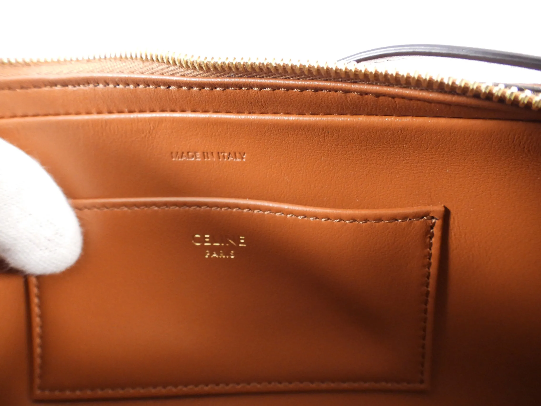 Celine Brown Mini Camera Triomphe Shoulder Bag