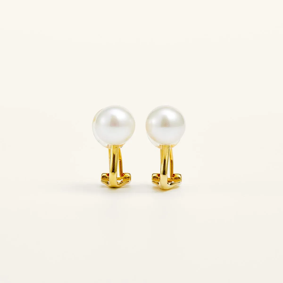 Charming Freshwater Pearl Clip-on Earrings