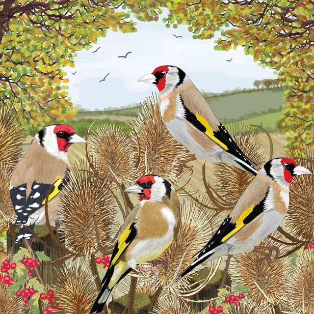 Charming Goldfinches