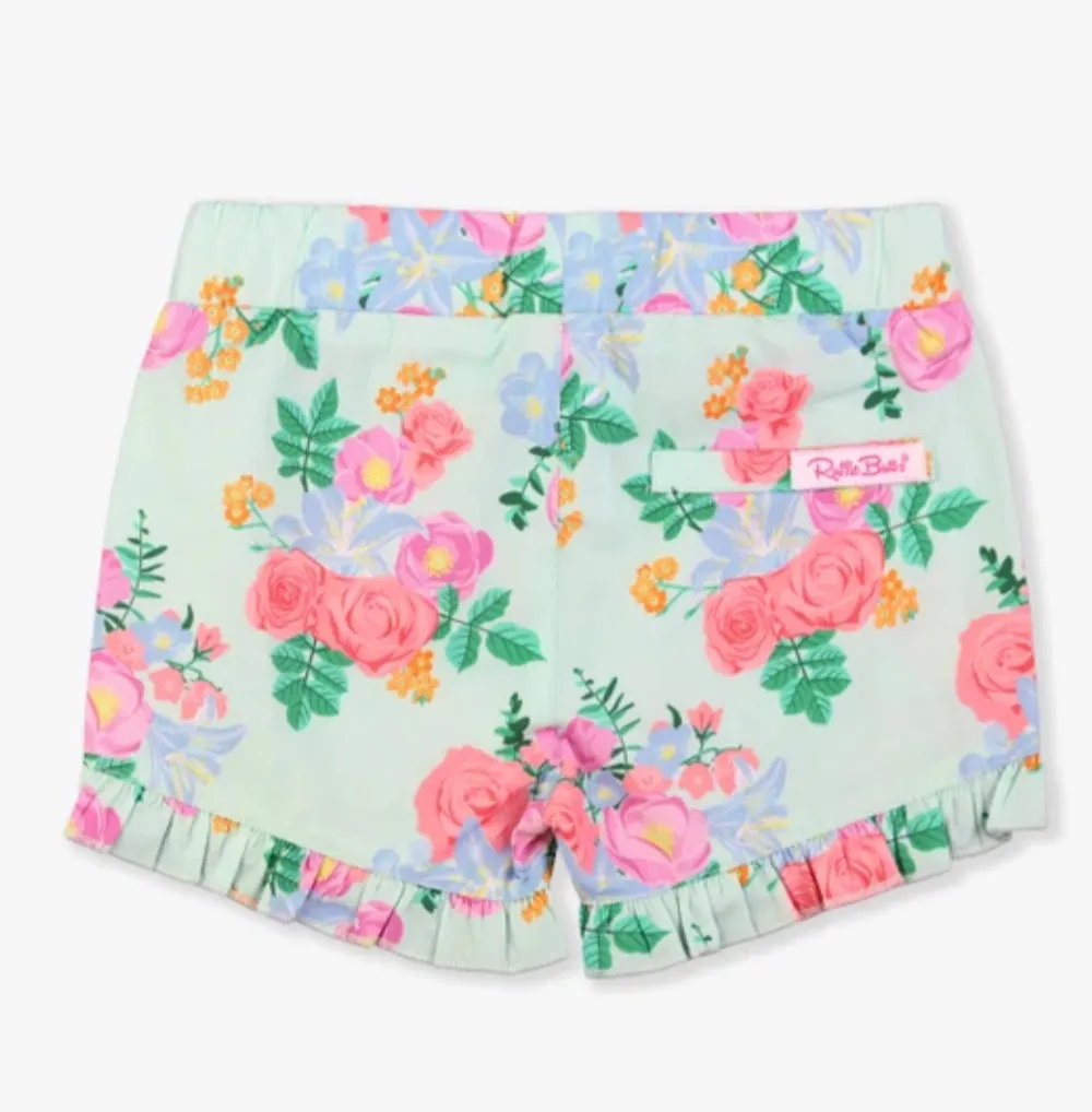 charming meadow ruffle shorts