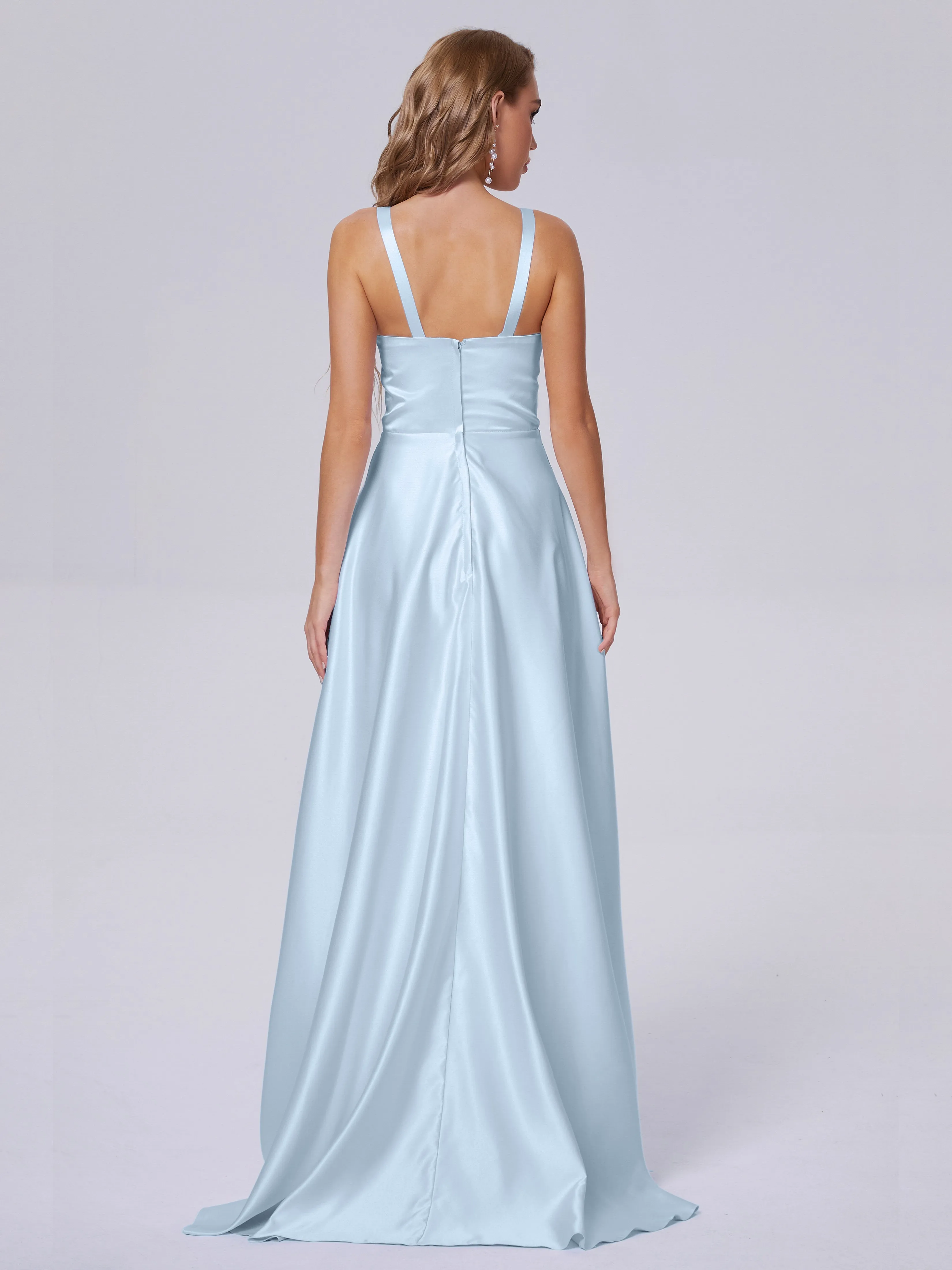 Charming Sleeveless Satin Bridesmaid Dresses